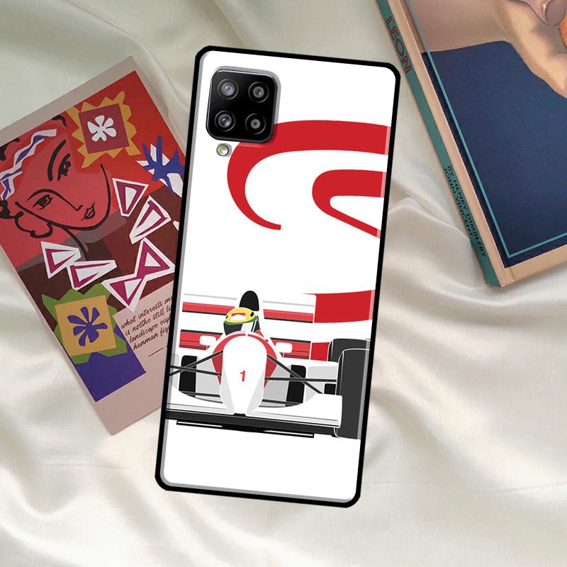 Racing Ayrton Senna Cover For Samsung Galaxy A14 A34 A54 A12 A22 A32 A52 A72 A13 A23 A33 A53 A52S A71 A51 Case
