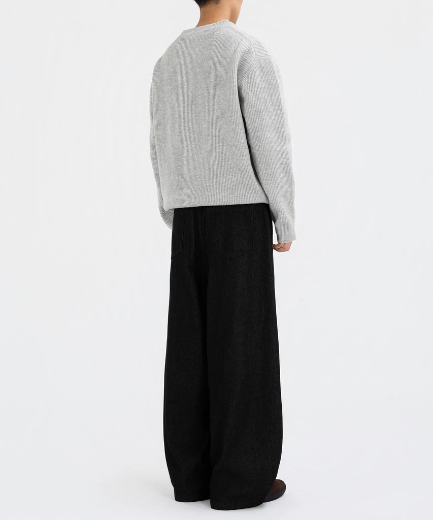 UNDEROFF Daily V-Neck Knit Light Gray