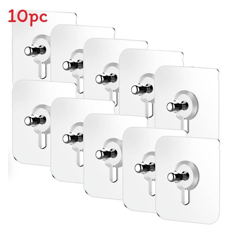 Transparent Non Drilling Rubber Traceless Screw Hook Suitable For Use Daily