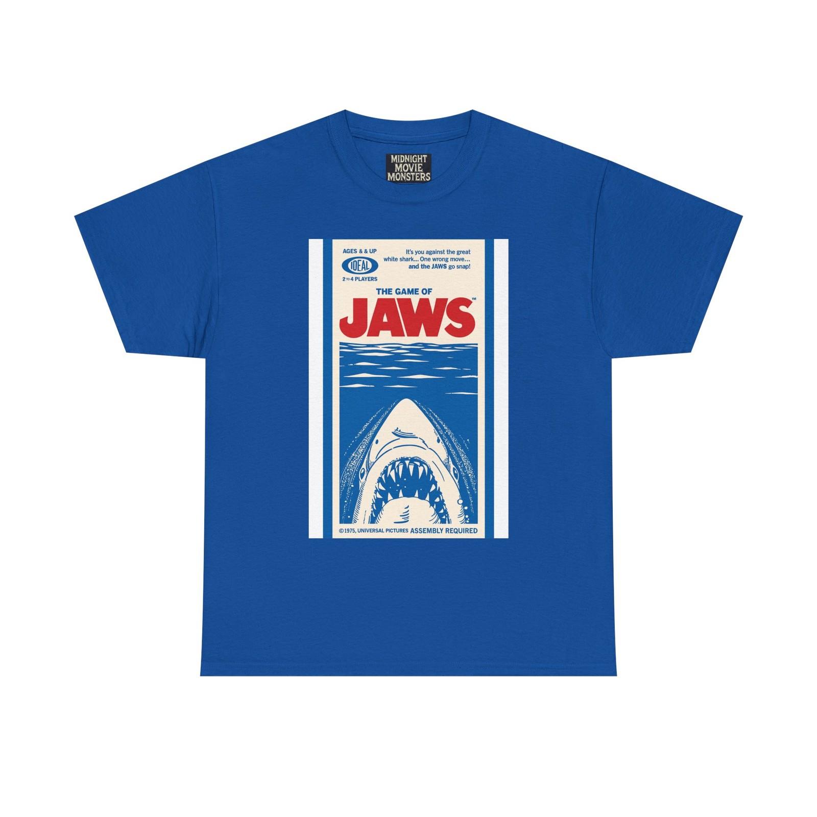 

Game Of Jaws T-Shirt Tee Perfect for Movie Lovers Shark Enthusiasts Retro Gift XXXXL