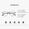 Anti-blue Light Men's And Women's Identical Style Korean Version Retro Small-frame Reading Glasses For Myopia