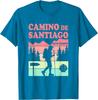 Camino De Santiago T-Shirt Short Sleeve Casual 100% Cotton Shift