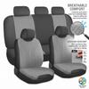 All-Season Car Seat Covers Easy To Install Non-Slip Breathable Full Set Of Car Seat Covers For 5 Seats