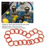 20pcs Tube Damper Silicone Rings Fit for 12AX7 12AU7 12AT7 12BH7 EL84