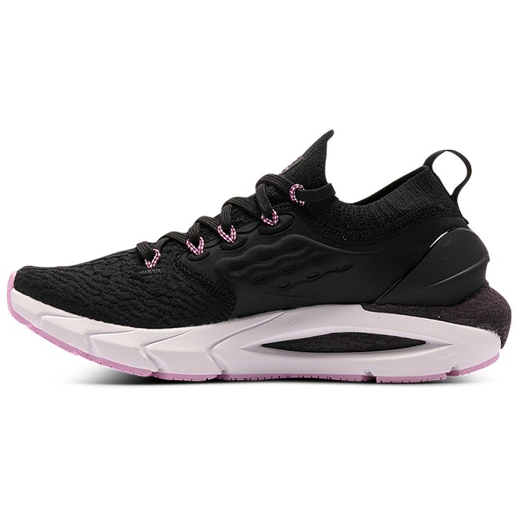 Under Armour HOVR Phantom 2 Comfortable Fabric Synthetic Leather Low Top Casual Running Shoes Women sneaker Black Pink 3025214-001