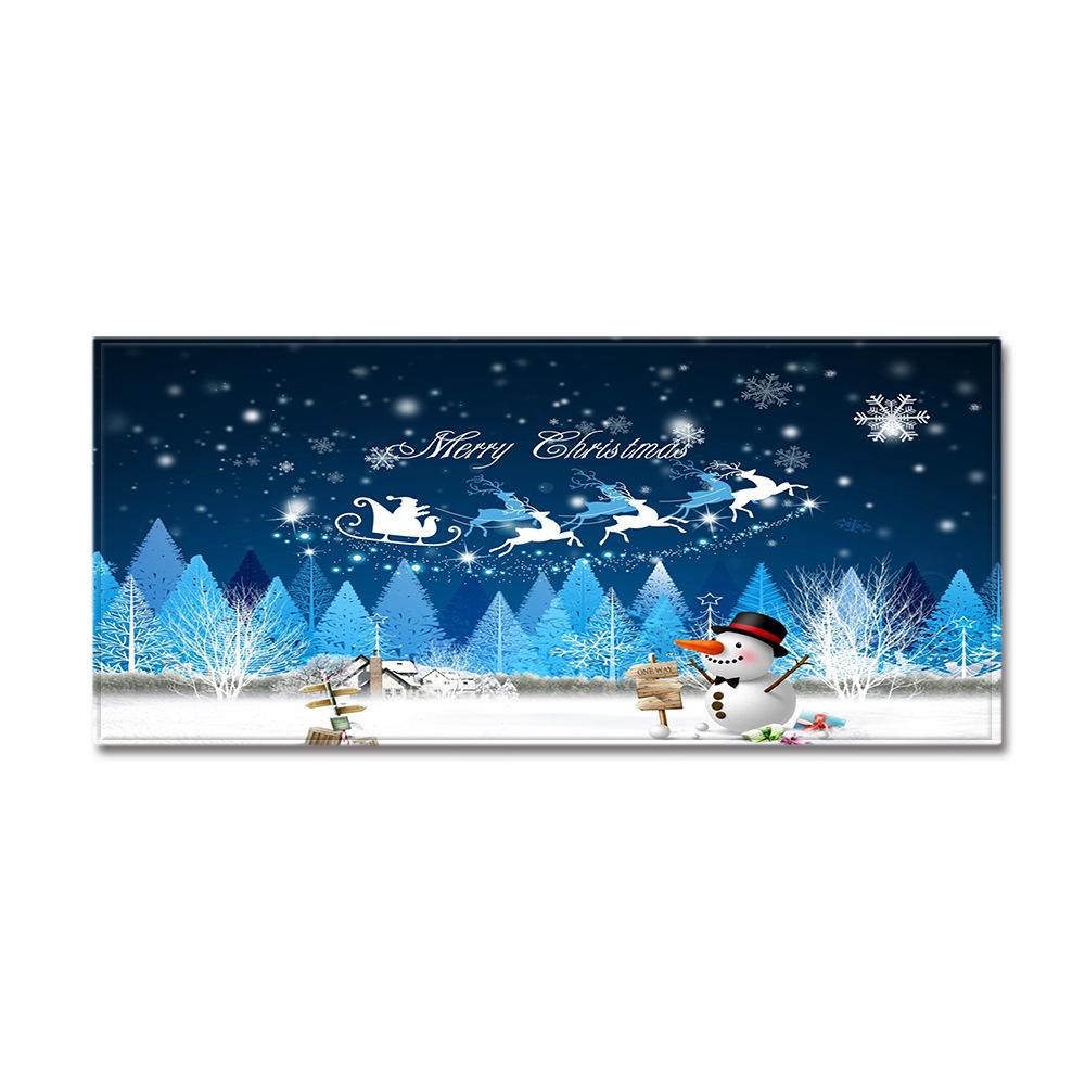 Christmas Kitchen Sand Carpet Doormat Long Floor Mat