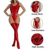Getrays Shiny Sexy Sleeveless Crew Neck Low Back Slim Shiny Dance Slim Fit Mesh Sheer Lyrical Teddy for Gym Workouts Women's One-Piece Bodysuit,