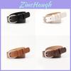 Fashionable Pu Belt For Ladies Chic Style With Metal Pin Buckle Suitable For Winter Outfits