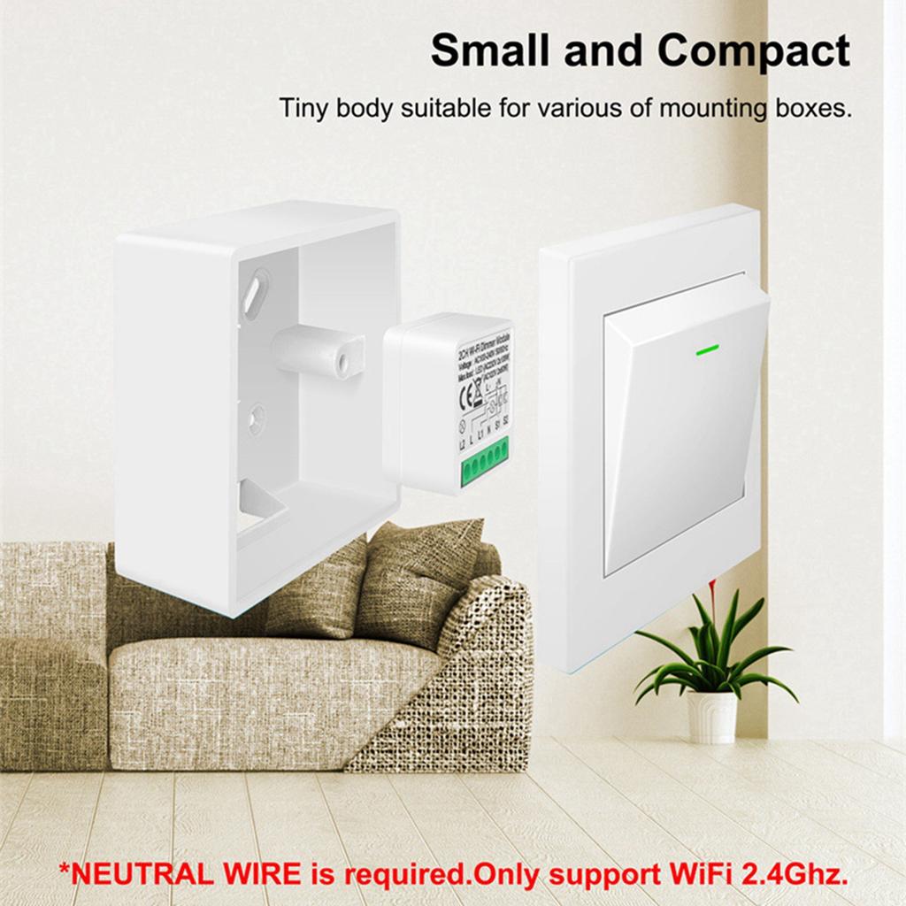 Zigbee Dimmer Switch Module App Remote Control Curtain Switch Works with Home 1 Gang Switch Tools