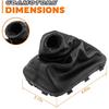 Car Gear Shift Knob Leather Boot A/T Compatible With Kia Forte 2010-2013 Forte5 2012-2013 Forte Koup 2010-2013, Replace 846401M500WK