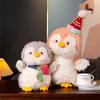 Soft Birthday Hat Animal Kids Doll Simulation Birthday Penguin Plush Doll  Home Decor