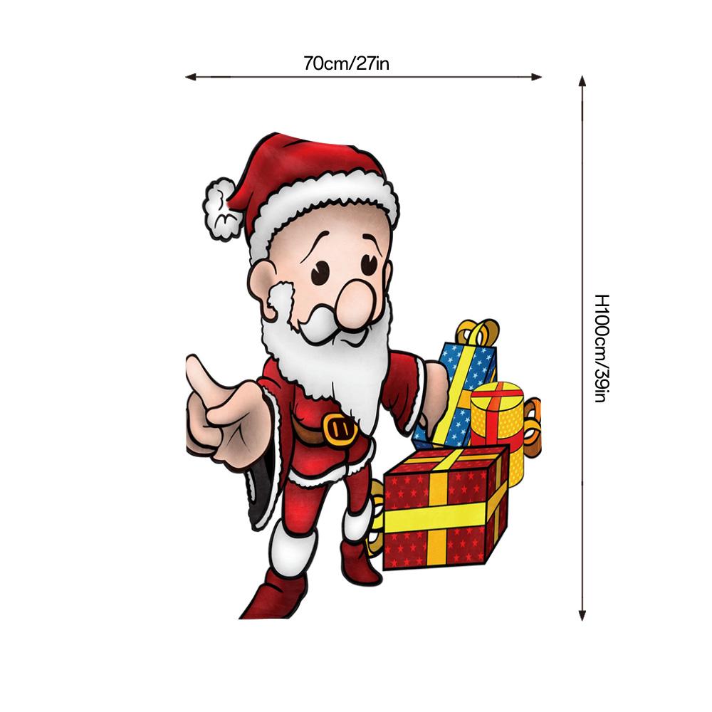 Santa Claus Throw Blanket Christmas Gift Cozy Flannel Fleece Blanket Holiday Decor Festive Home Bedding Gift for Kids Adults