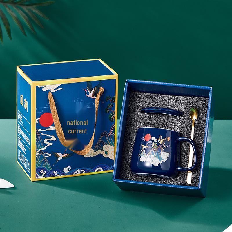 55° Temperature-Regulating Ceramic Coffee Mug Gift Set