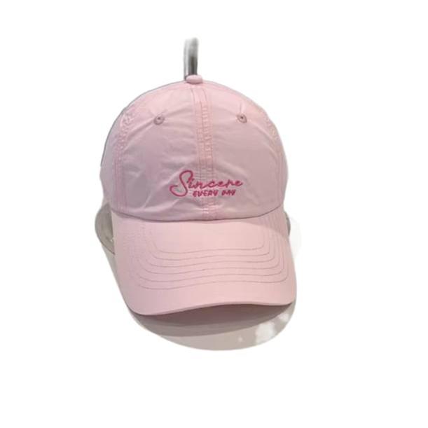 Simple Small Letters Youth Quick-Drying Spring And Summer Baseball Cap Women Outdoor Travel Sunscreen Sunshade Cap Men And Women