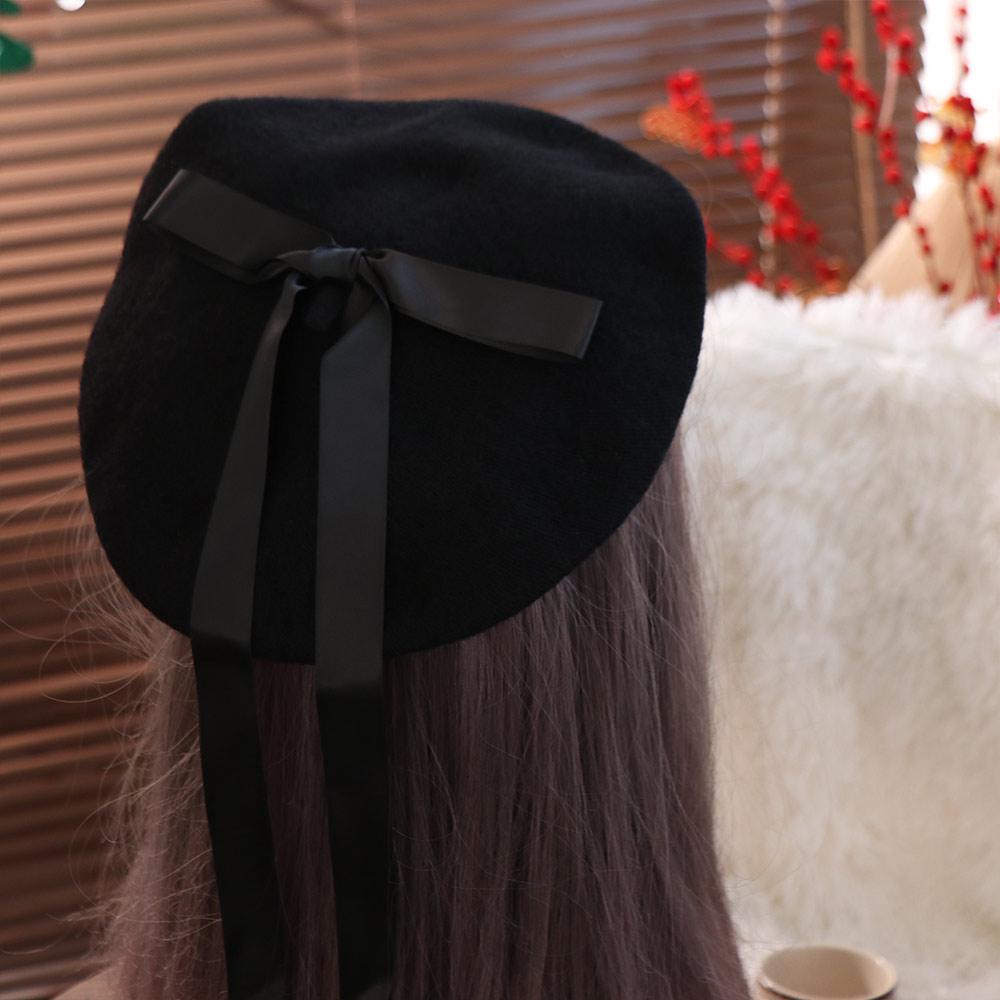 Japanese Style Lolita Beret Warm Painter Hat Y2k Beanie Cap  Female