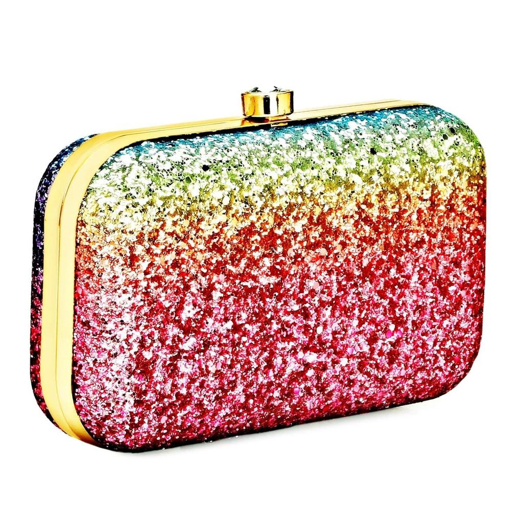 Handicraft Hand Embroidered Box Clutch Bag Purse for Bridal, Casual, Wedding Bag for Women & Girls