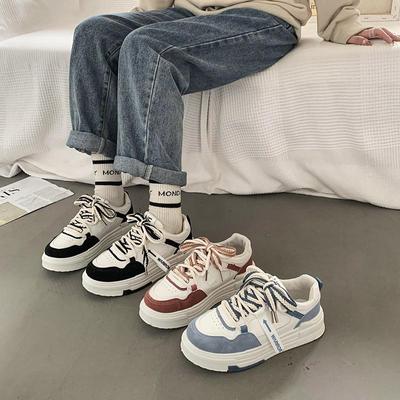 Küçük İlkbahar ve Sonbahar Spor Ayakkabıları Kadın Eğlence Kalın Taban Öğrencilerin Küçük Beyaz Ayakkabıları Kore Ayakkabıları Düz Spor Ayakkabıları Moda Günlük Kadın Ayakkabıları