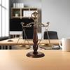 Vintage Libra Justice Balance Scale Cast Iron and Wood Retro Office Desk Ornament Home Decor Victorian Style Decor