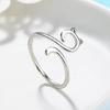Cat Adjustable Rings for Women Crochet Tension Regulator Finger Ring Unique