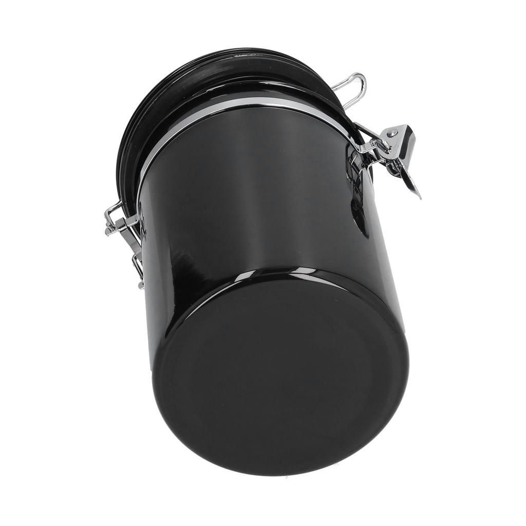 Stainless Steel Coffee Canisters with Calendar Wheel Exhaustable Coffee Jar for Home Coffee Shop