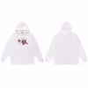 Mens Oversized Hooded Sweatshirt With Ape Head Print Heavyweight Cotton Long Sleeve Pullover Daily Wear