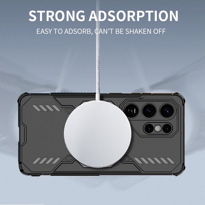 KEYSION Hollow Heat Dissipation Case for Samsung S26 Ultra 5G Magnetic Cooling Shockproof Phone Cover for Galaxy S26 S26+ Plus