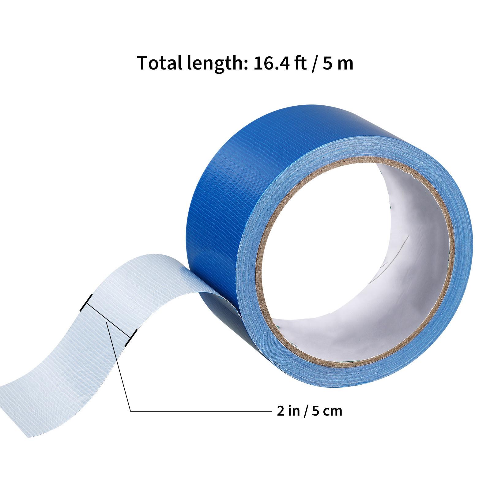 Waterproof Single-Sided Cloth Duct Tape Yellow 5Cm X 1 Strong Adhesive Electrical Equipment Carpet Floor Stage DIY Tape синий