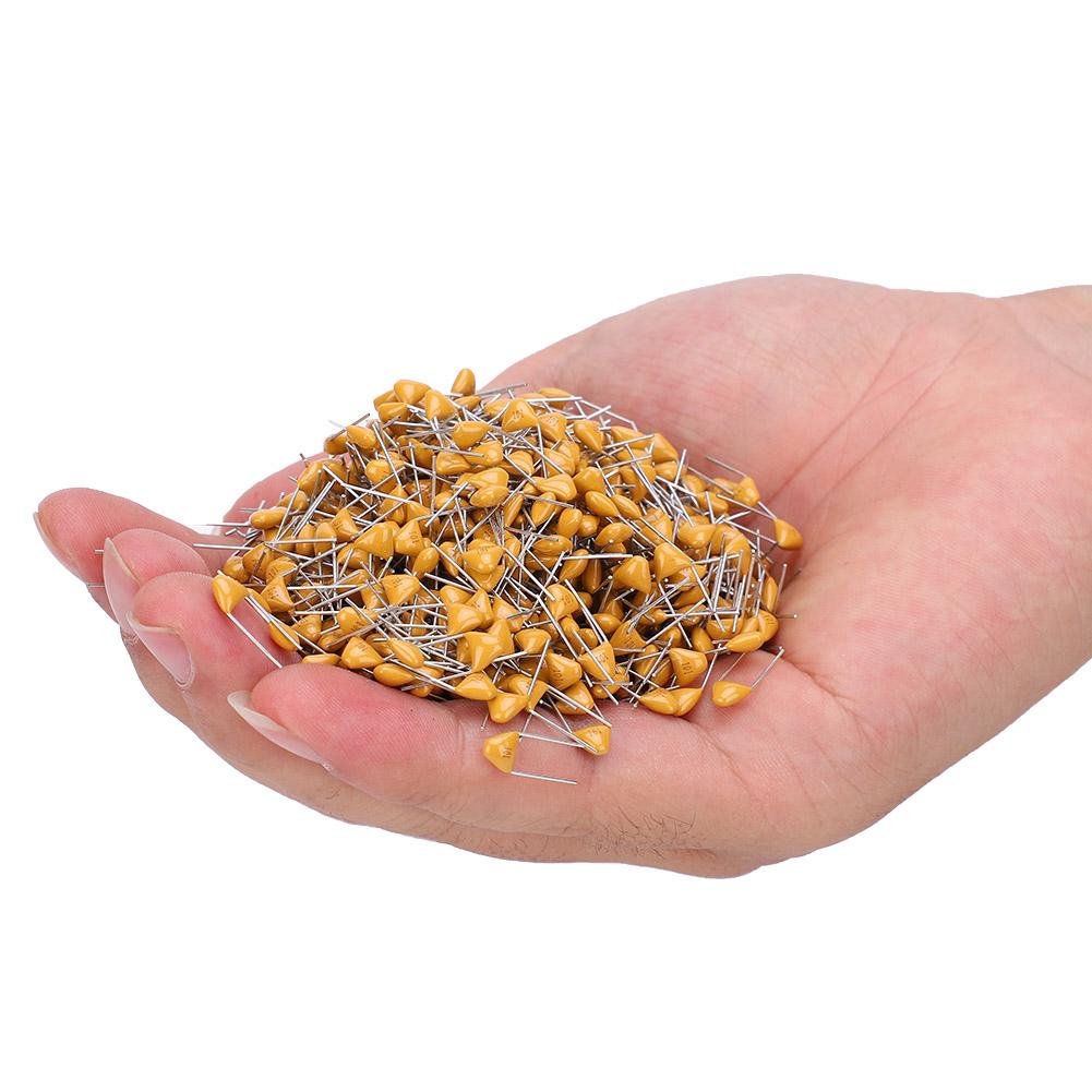 1000Pcs Monolithic Capacitor InLine Ceramic 100PF 5.08mm Lead Pitch DC50V 10% Deviation
