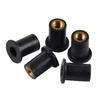 Motorcycle Retrofit Windshield Rubber Nuts, Brass Nuts, Expansion Rubber Well Nuts Riveting Fasteners