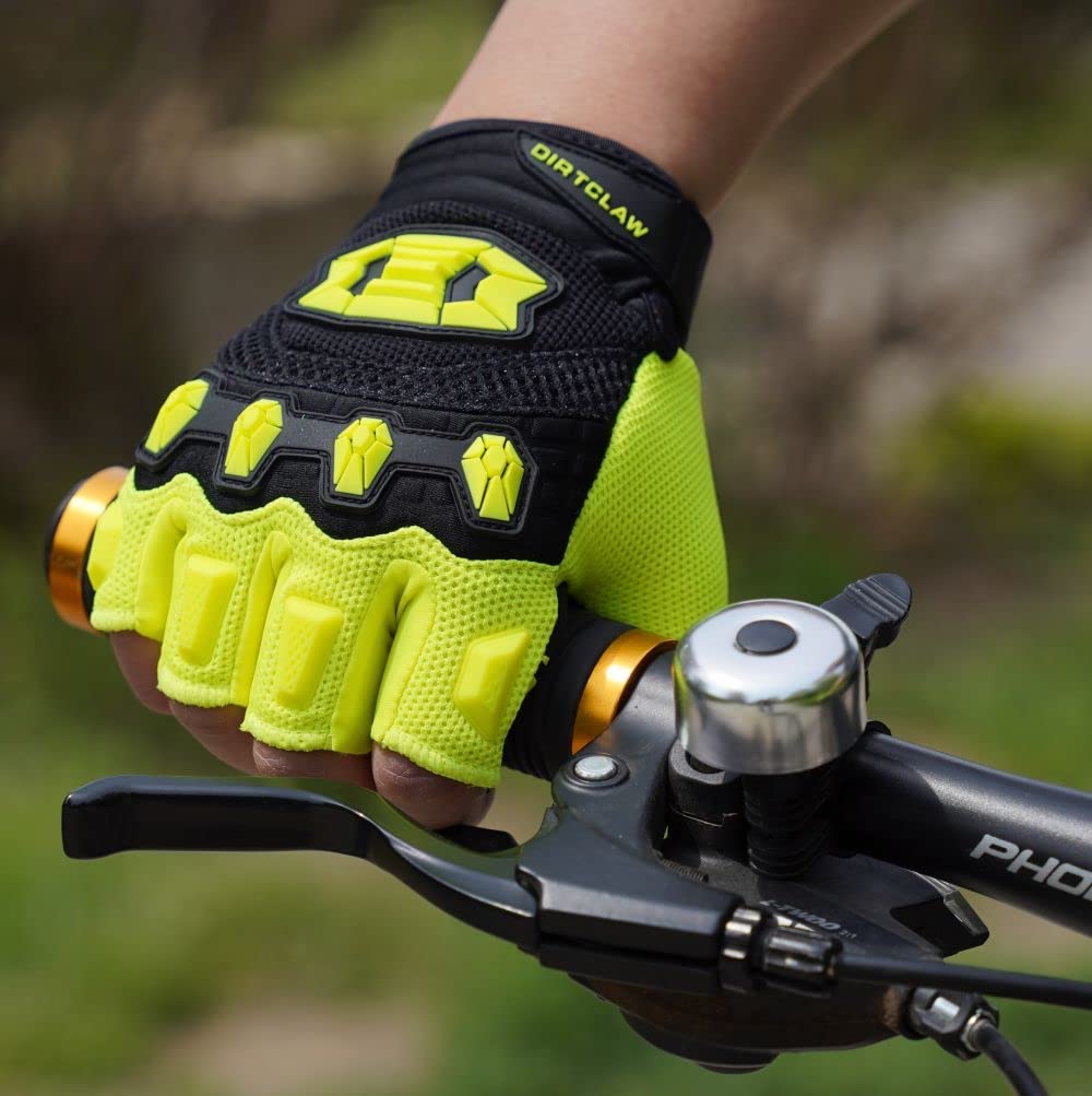 Cybertron DIRTCLAW Cycling Bicycle Finger Half Road Shock Gloves, Rękawiczki, Lato, Clipping, Palec, Rower, Outdoor, Oddychające, Absorpcja, Męskie,