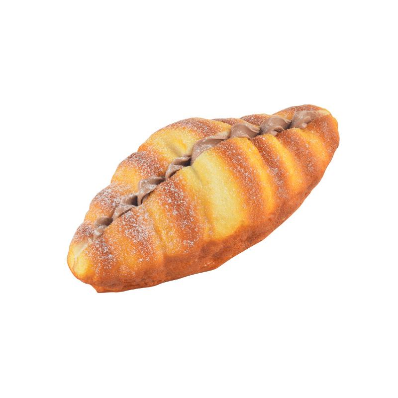 PU Simulation Bread Fake Conch Bread Model With Cream Soft Croissant, Big Food Play Toy, Food Ornament & Photography Prop