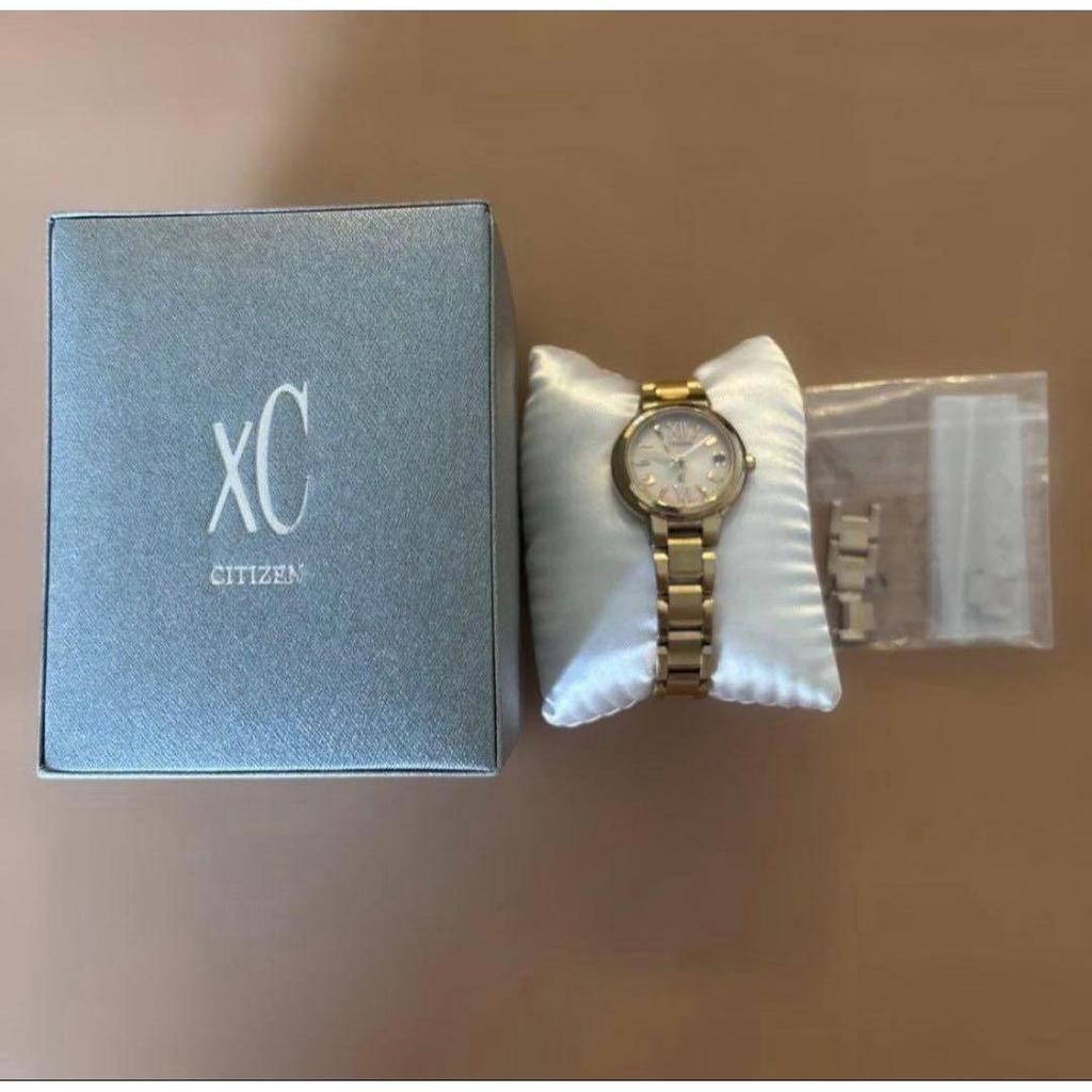 Used CITIZEN XC Solar Radio Ladies (with box and parts)