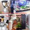 Aquarium DIYCO2 regulator W21.8/CGA320/G3-4/G5-8/TR21/3-8unf gas cylinder nut docking type fish tank CO2 pressure reducing valve
