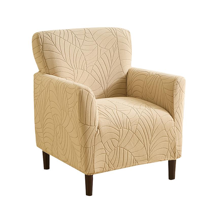 Jacquard-Sofabezüge für Einzelsofas, Sesselbezug, Stretch-Sofabezüge für Clubsofas, elastische Sofabezüge für Sessel, Bartheke, Hotel