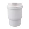 Metal Coffee Mug 450ml White Food Grade Silicone Double Layer Anti Slip Stainless Steel Mug for Camping Travel Car