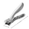 Stainless Steel Nail Clipper Splash-Proof Large Opening Nail Clipper Portable Dead Skin Removal Nail Clipper Cuticle Trimmer