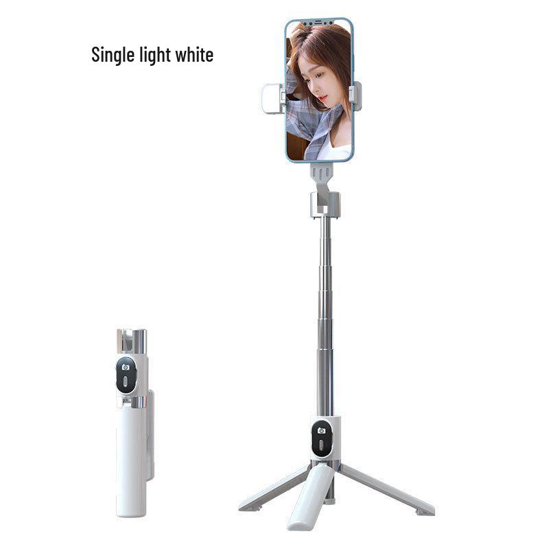 Enhanced Non-Slip Selfie Stick Tripod with Dual Fill Lights for Travel and Live Streaming