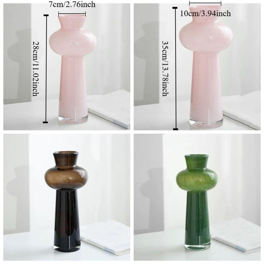 Thicken Hydroponic Vase Vintage Floral Vases European Style Plant Pot Office Decor