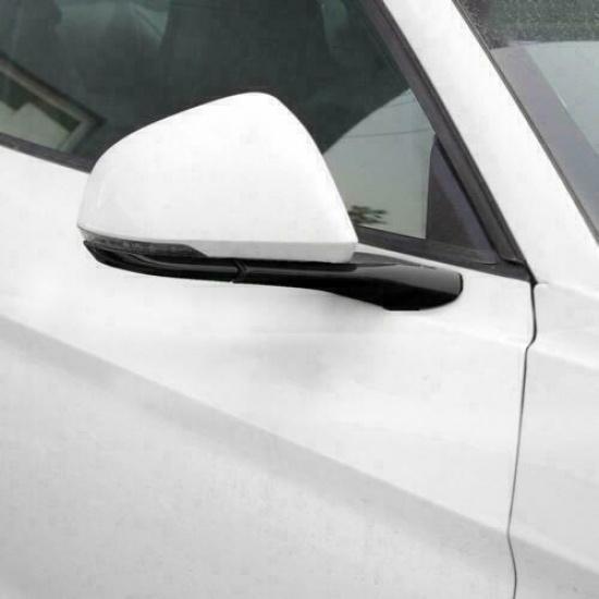 Black Rearview Mirror Decoration Sticker Protector Trim for Ford Mustang 2015-22