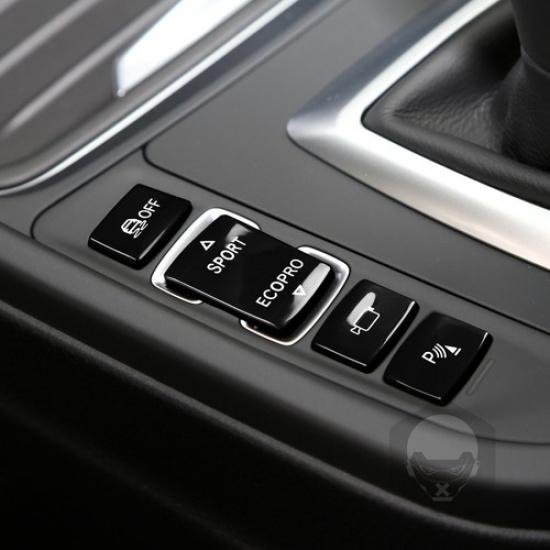 For BMW 1 2 3 4 Series F20 F22 F30 F32 F36 Black Gear Shift Button Cover Replace
