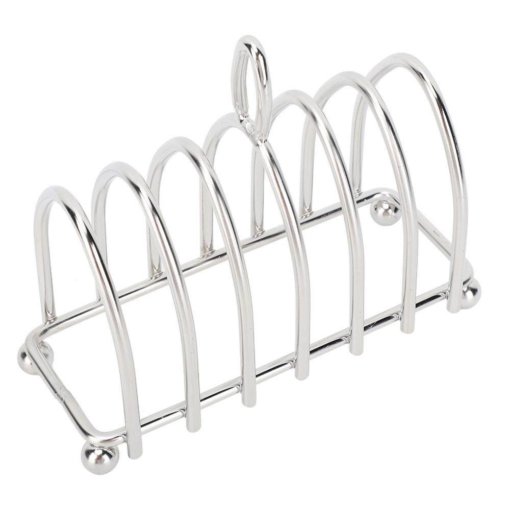 Stainless Steel Bread Rack Easy To Clean Bread Holder Carry Stand Toast Rack  Breakfast