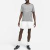 Nike Dri-Fit Rise 365 Breathable Print Crew Neck Short Sleeve T-Shirt Men Tops Grey CZ9185-011