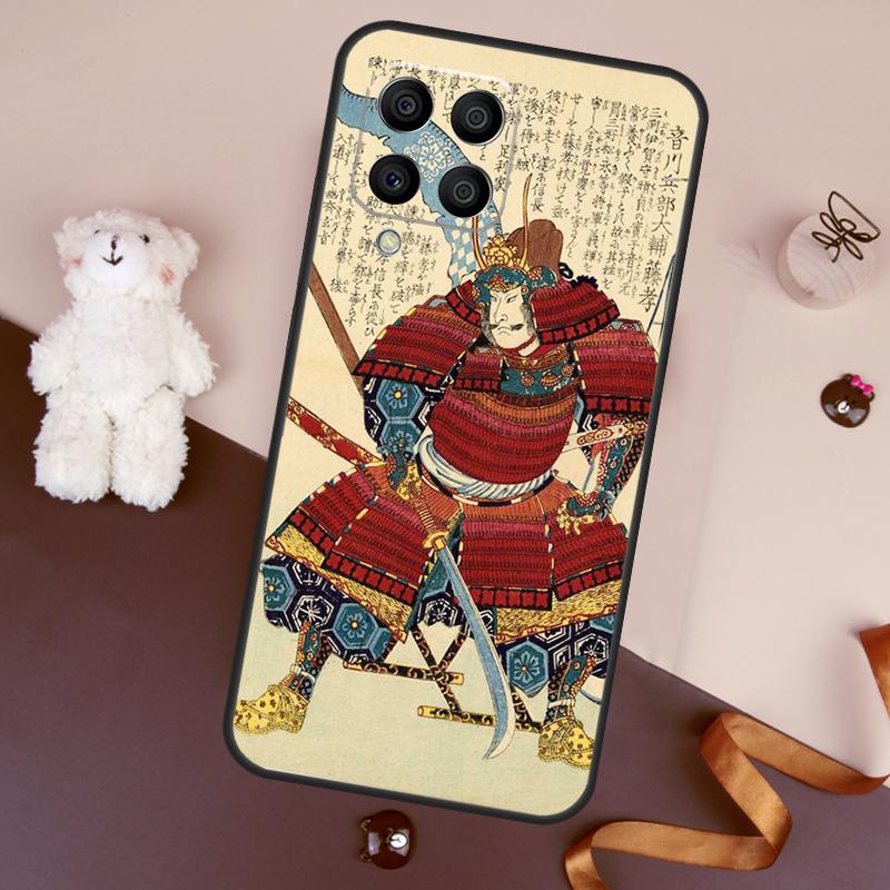 Japanese Samurai Case For Samsung Galaxy M36 M55 M35 M15 M56 M16 M54 M14 M34 M31 M11 M13 M53 M12 M32 M52 M06