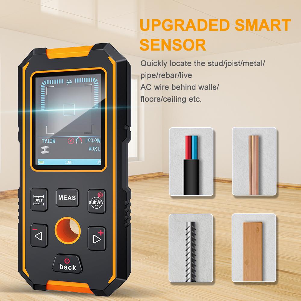 NOYAFA NF-513S Metal Detector Wire Finder Underground Cable Tracker for Detecting AC Metal Wood In Walls - Cable Finding Tool