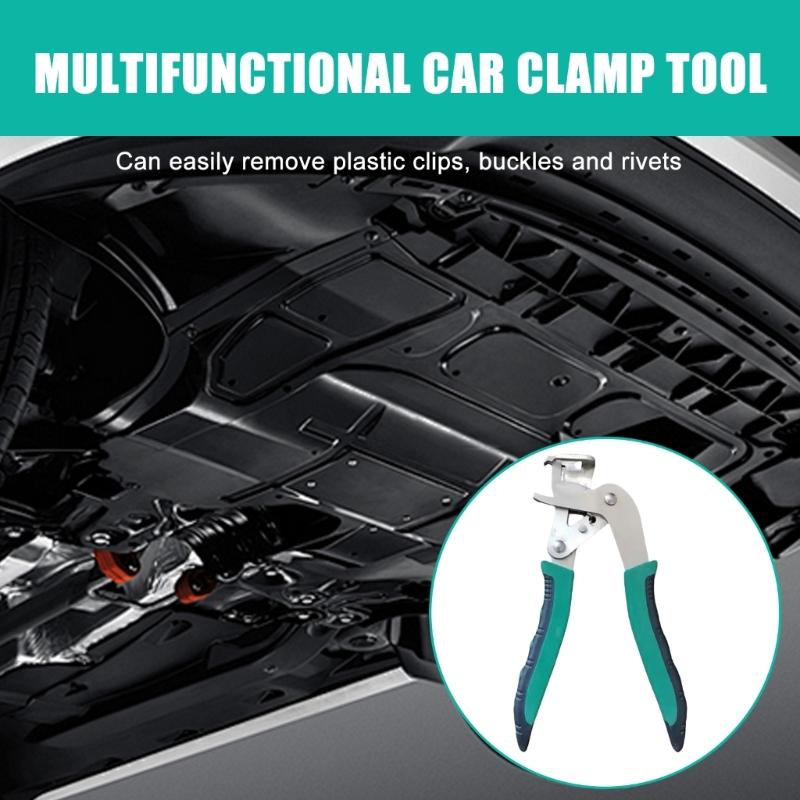 1/2/3 Stück Automotive Auto Clip Zangen und Demontagewerkzeug Edelstahl Federbelastet Zum Entfernen von Innenraum-Befestigungselementen