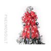 Christmas Decoration Bow Red Bow Christmas Tree Decoration Linen Ribbon Christmas Tree Decoration Bow