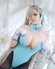 Ichinose Asuna Cosplay Bunny Suit with Bunny Ears from Zero One Blue Full Set for Adults [Excellent Quality] Archive, (Size M)