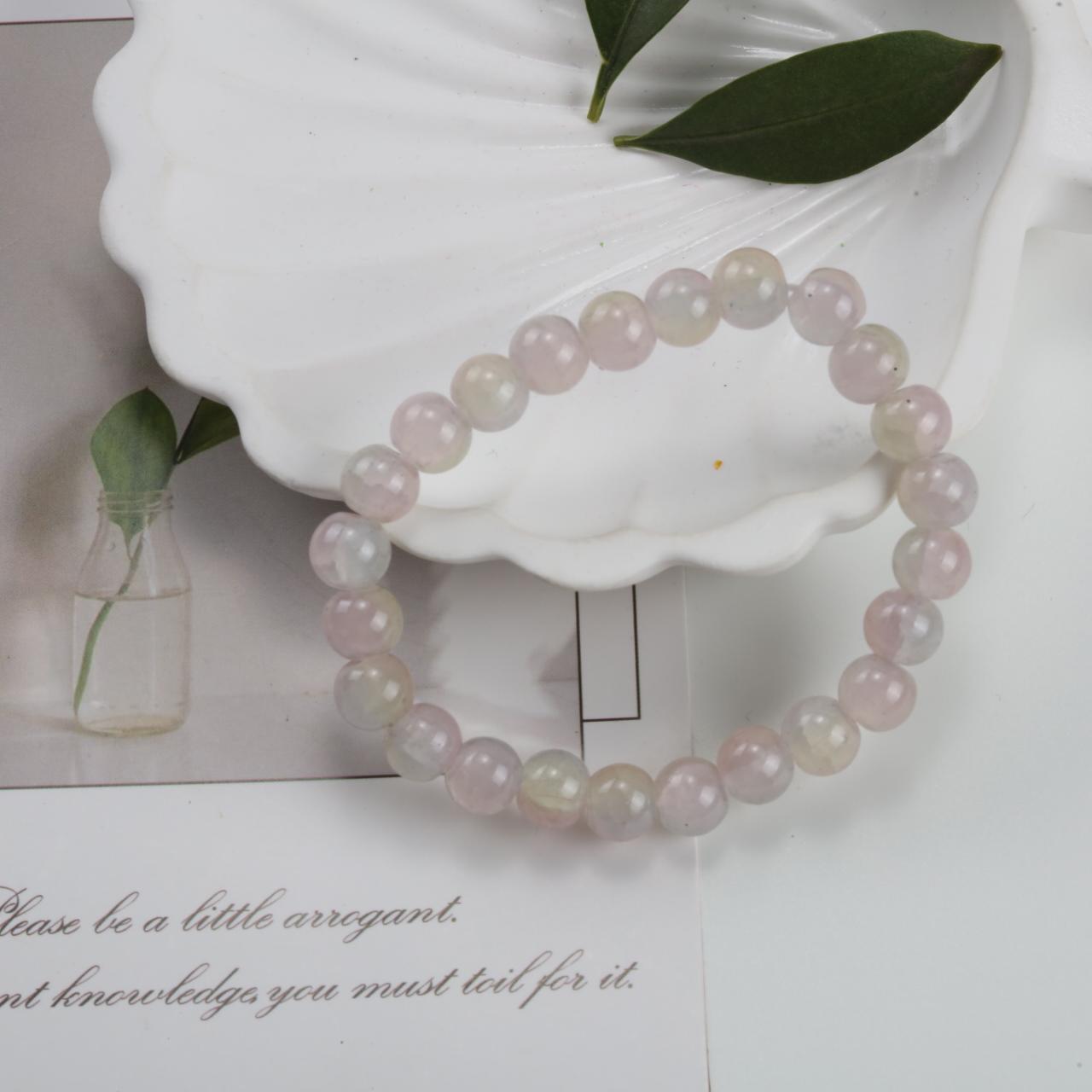 Кристаллические Цветные Браслеты Натуральный Камень Кварц Аметист Флюорит Бусины Сладкий Рейки Исцеляющая Энергия Нить Браслеты Украшения 8mm