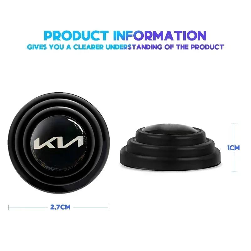 Silica Gel Car Door Shock Absorber Luminous Sticker for KIA Rio Optima Cd5 Cerato Soluto Kx3 Soul K5 Niro Forte Pregio K3 Sedona