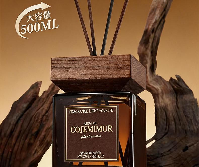 500ML Zen Tea Aroma Diffuser: Long-Lasting, All-Season Flameless Fragrance for Home & Hotel
